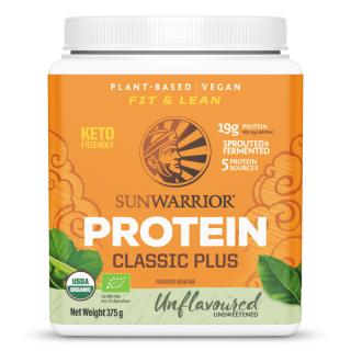 Sunwarrior Classic Plus Organic Protein Unflavoured, protein, neochucený, BIO, 375 g  Doplněk stravy