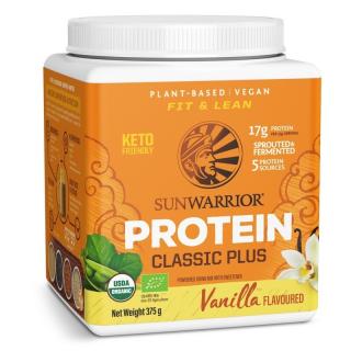 Sunwarrior Protein Classic Plus BIO Vanilkový, 375 g  Doplněk stravy