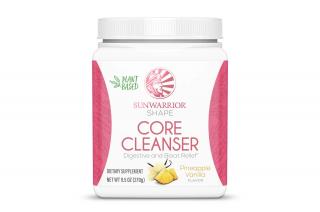 Sunwarrior Shape Core Cleanser, Trávicí směs, Ananas a Vanilka, 270 g  Doplněk stravy