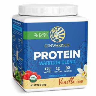 Sunwarrior Warrior Blend Organic Protein, vanilkový, 375 g  Doplněk stravy