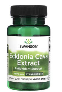 Swanson Ecklonia Cava Extract, 30 rostlinných kapslí  Doplněk stravy