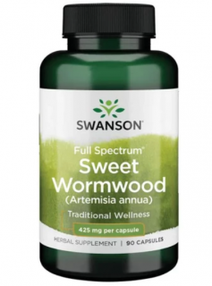 Swanson Full Spectrum Wormwood (Pelyněk), 425 mg, 90 kapslí