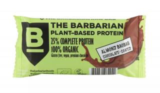 The Barbarian Proteinová Tyčinka Organic Chocolate Coated Almond & Baobab, 68 g  Protein Bar