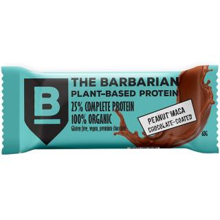 The Barbarian Proteinová Tyčinka Organic Chocolate Coated Peanut Maca, 68 g  Protein Bar