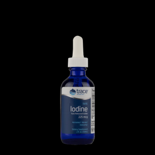 Trace Minerals Ionic Iodine, Ionizovaný jód, 225 mcg, 59 ml  Doplněk stravy