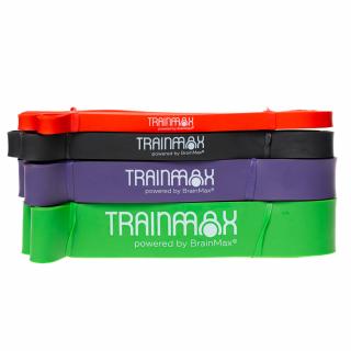 TrainMax odporové gumy, 4 ks  Set gum k posilování celého těla