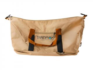 TrainMax sportovní taška  Taška na cvičení s logem TrainMax Barva: Béžová