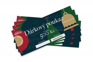 Vánoční dárková elektronická poukázka 500 Kč