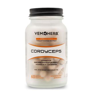 Vemoherb Cordyceps CS-4, 60 rostlinných kapslí
