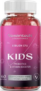 Vesantech Kids, dětská probiotika, 5 miliard CFU, 60 gumových bonbónů  Doplněk stravy