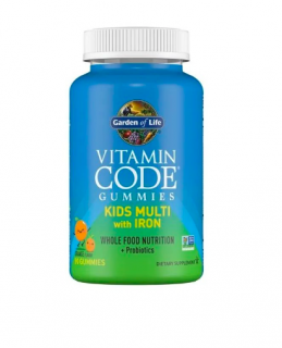 Vitamin Code Kids Multi with Iron (multivitamín pro děti, pomeranč) - 90 medvídků