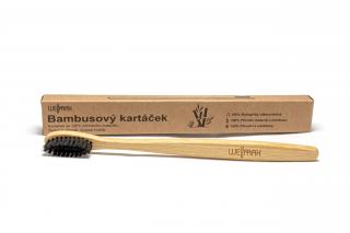 WellMax bambusový zubní kartáček  Bambusový kartáček pro účinné odstranění zubního plaku