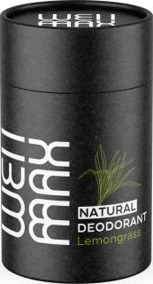 WellMax Natural deodorant, přírodní deodorant, 50 ml  Přírodní deodorant s extrakty z bylin, bez obsahu alkoholu a sody Vůně: Lemongrass
