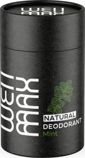 WellMax Natural deodorant, přírodní deodorant, 50 ml  Přírodní deodorant s extrakty z bylin, bez obsahu alkoholu a sody Vůně: Mint