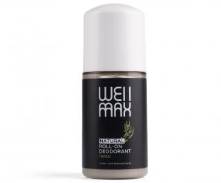 WellMax Natural Roll-on Deodorant, přírodní kuličkový deodorant, unisex, bylinkový, 50 ml  Přírodní deodorant s extrakty z bylin, bez obsahu alkoholu…