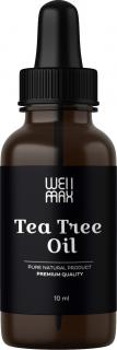 WellMax Tea Tree Oil, tea tree olej, 10 ml  Tea tree olej pro problematickou pleť a ošetření drobných poranění