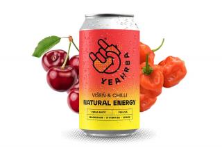Yeahrba - Višeň & Chilli Perlivá,  330 ml
