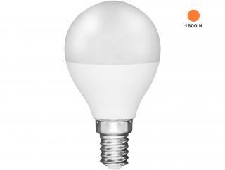 Žárovka BrainLight Amber Bulb, E14, 3 W, 1600 K  Žárovka s teplým světlem pro podporu tvorby melatoninu