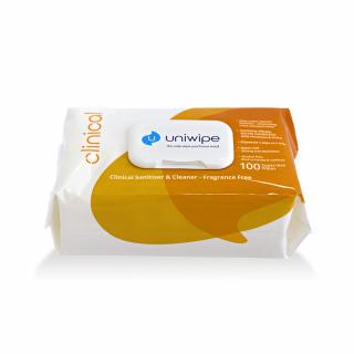 Čistící vlhčené ubrousky UNIWIPE CLINICAL 20 × 20 cm