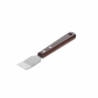 Japonská nerezová špachtle s dřevěnou rukojetí SK11 - 30 mm - No.14