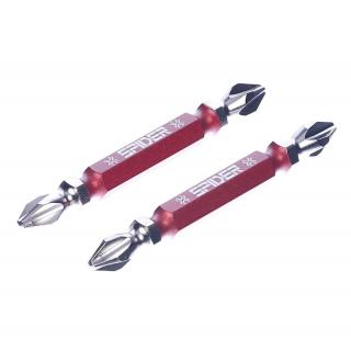 Japonská sada oboustranných šroubovacích bitů PH2 SK11 SPIDER - 2 ks - 65 mm