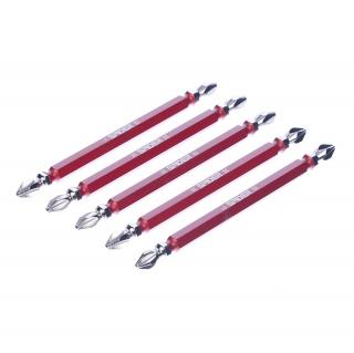 Japonská sada oboustranných šroubovacích bitů PH2 SK11 SPIDER - 5 ks - 110 mm