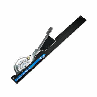 Japonská vodící lišta a úhloměr SHINWA Free-Angle NEO 600 mm pro kotoučové pily