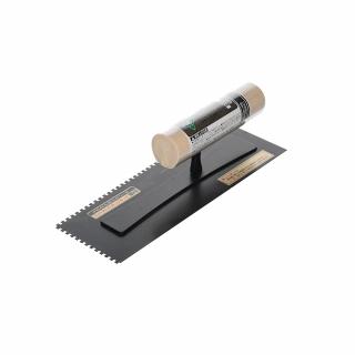 Japonská zubatá stěrka s fluorovou povrchovou úpravou se zářezy 3 mm MIDORI KANECHO - 240 mm
