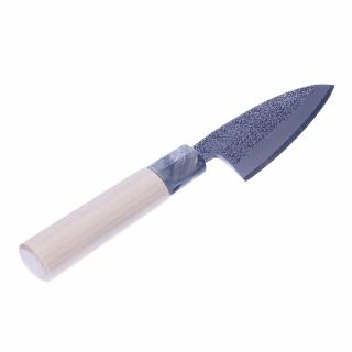Japonský deba nůž na filetování ryb s kladívkovým povrchem UMEBACHI RYUMA - 90 mm