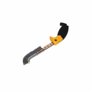 Kartáč s ergonomickou rukojetí a ocelovými štětinami SK11 - SHB-01