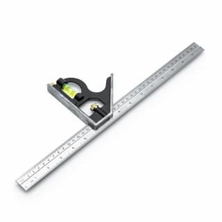 Kombinovaný úhelník 45° a 90° SWANSON® s pravítkem 40 cm