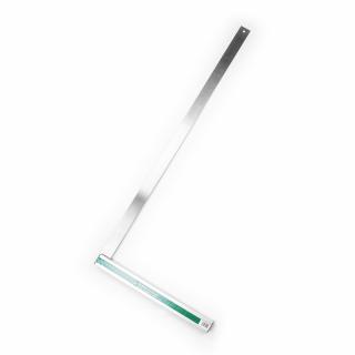 Nerezový úhelník SHINWA s robustní hliníkovou základnou bez stupnice - 100 cm