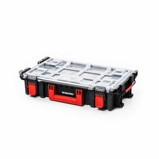 Plastový organizér WORKPRO - stohovatelný - 12 přihrádek
