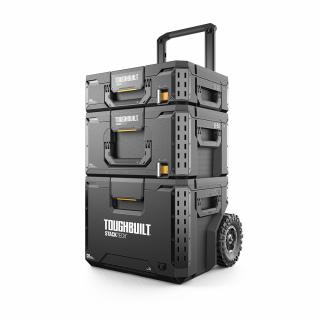 Pojízdný box na nářadí TOUGHBUILT StackTech - set 3 boxů - TB-B1S3-B-70R