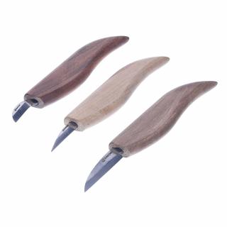 Prémiová řezbářská sada nožů BEAVERCRAFT - 3 kusy