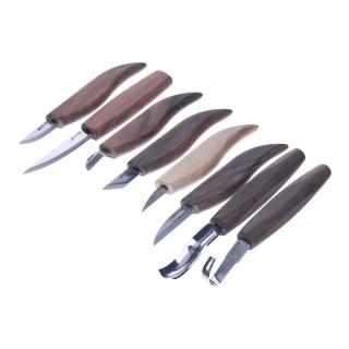 Prémiová řezbářská sada nožů BEAVERCRAFT - 8 kusů