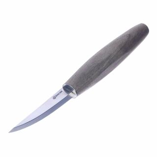 Řezbářský nůž s rukojetí z vlašského ořechu v koženém pouzdře BEAVERCRAFT - 80 mm