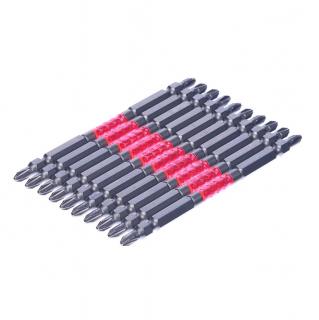 Sada japonských oboustranných šroubovacích bitů PH2 SK11 - 10 ks - slim - 110 mm