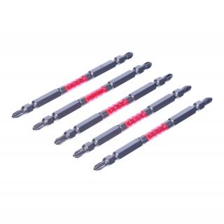 Sada japonských oboustranných šroubovacích bitů PH2 SK11 - 5 ks - slim - 110 mm