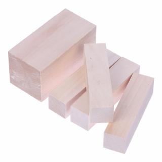 Sada lipových řezbářských bloků BEAVERCRAFT - 5 kusů
