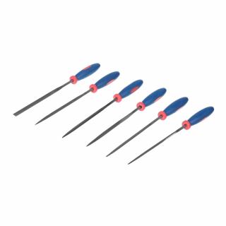 Sada precizních pilníků na kov WORKPRO - 6ks - WP251018