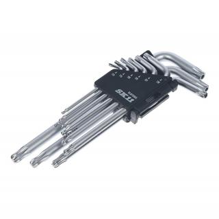 Sada torx klíčů s hvězdicovým bondhus koncem - SK11 - 9 ks