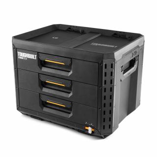 Stohovatelný velký zásuvný box na nářadí TOUGHBUILT StackTech se 3 šuplíky - TB-B1-D-70-3