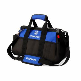 Uzavíratelná taška na nářadí WORKPRO s širokým ústím a zpevněným dnem - 510 mm