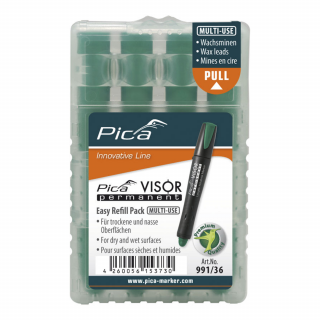 Voděodolná náplň pro značkovač Pica VISOR Barva: Zelená