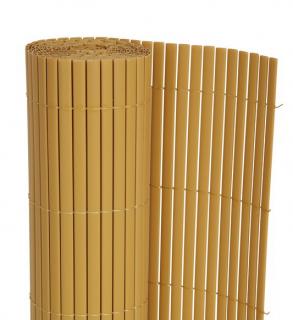 Plot z umělého bambusu BAMBUS OKROVÁ, role výška 1,2m x 3m, 3,6m2