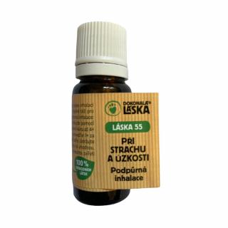 10 ml LÁSKA 55 Při strachu a úzkosti podpůrná inhalace