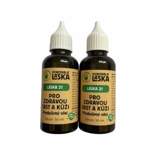 100 ml LÁSKA 21 Pro zdravou kůži a srst - podpůrný olej