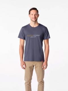 AGEN Pánské tričko šedé potiskem TATATEAM Barva: šedá, Velikost: 6XL