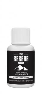 BARBAR Sprchovací olej HIGHLANDER pro muže Objem: 100 ml